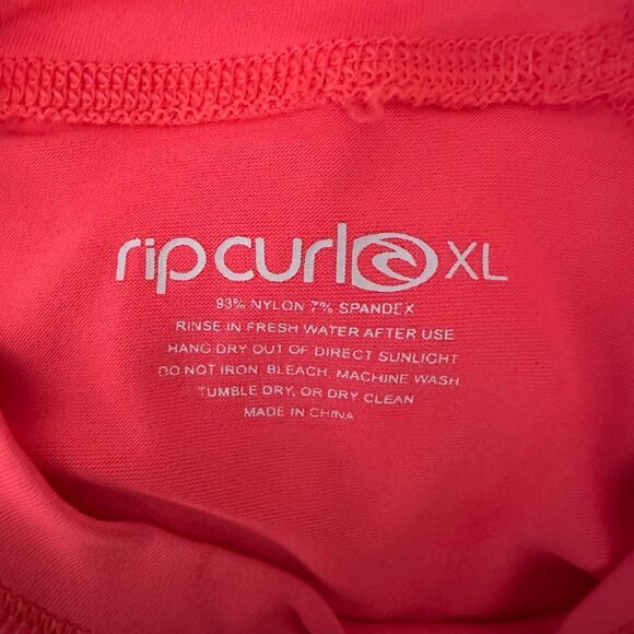 Rip Curl Girls Long Sleeve Rash Guard Size 14(XL) - Picture 3 of 8